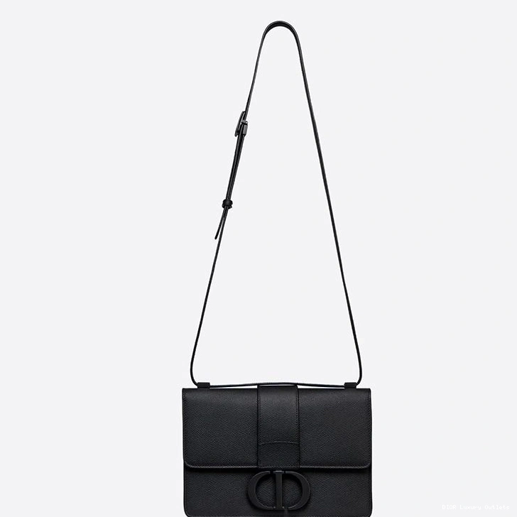 Cheap Grained Calfskin Montaigne Ultramatte Dior 30 Bag Black 0813 Luxury